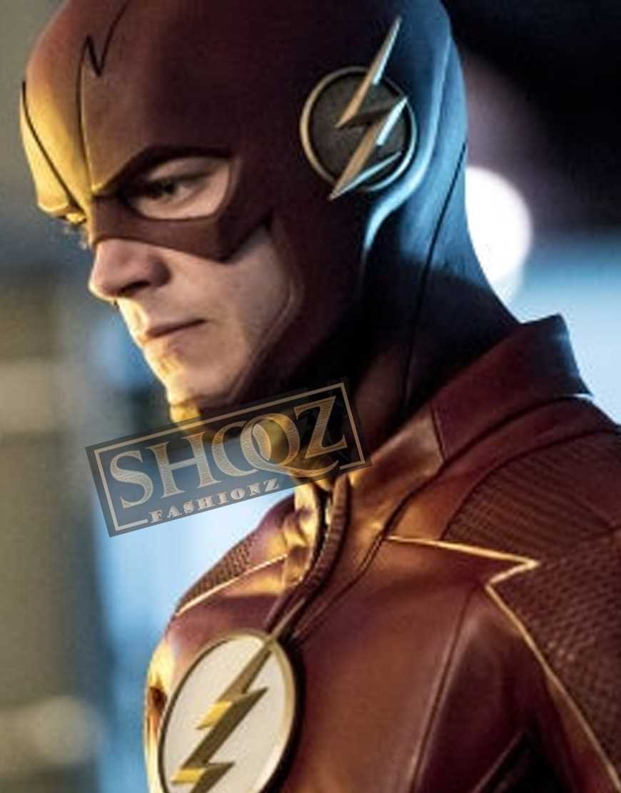 The Flash Season 5 Grant Gustin Costume Jacket 